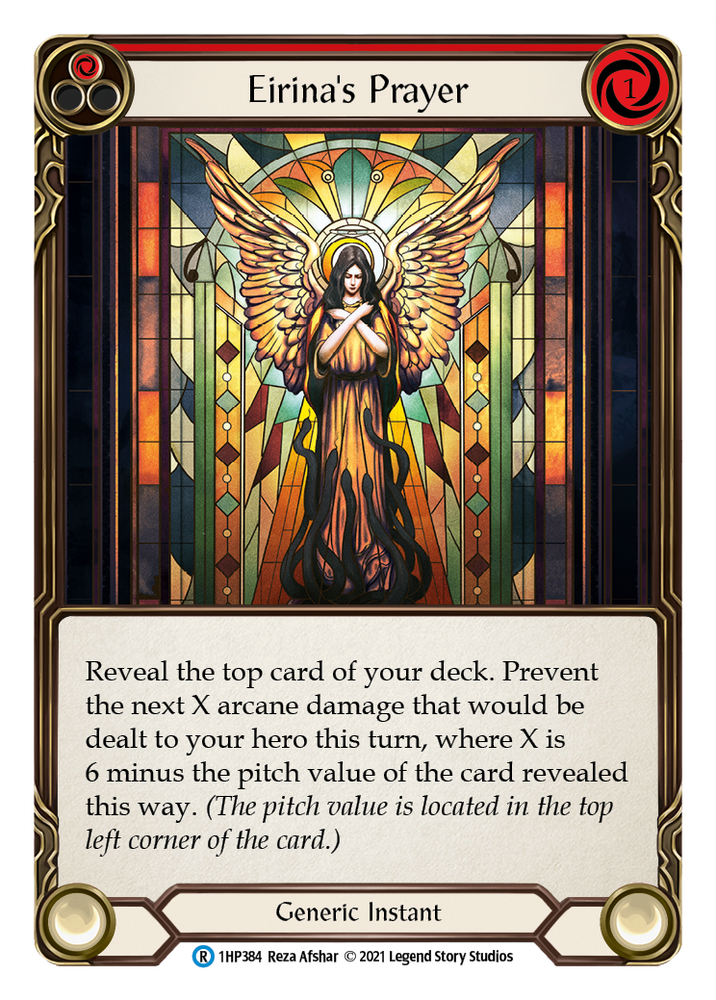 Flesh and Blood TCG | Eirina's Prayer (Red) [1HP384] (History Pack 1) | The Nerd Merchant