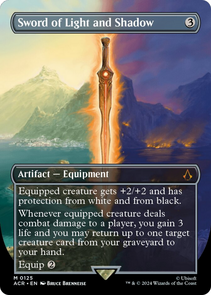 Magic | Sword of Light and Shadow (Borderless) [Assassin's Creed] | The Nerd Merchant