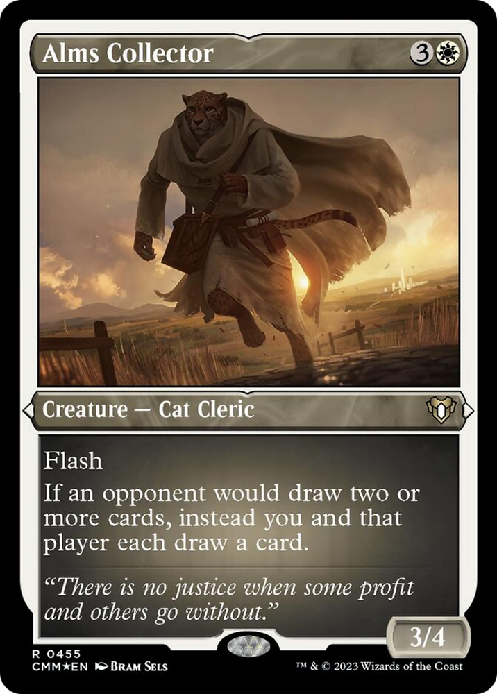 Magic | Alms Collector (Foil Etched) [Commander Masters] | The Nerd Merchant