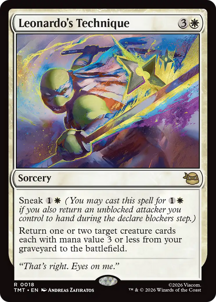 Magic | Leonardo's Technique [Teenage Mutant Ninja Turtles] | The Nerd Merchant