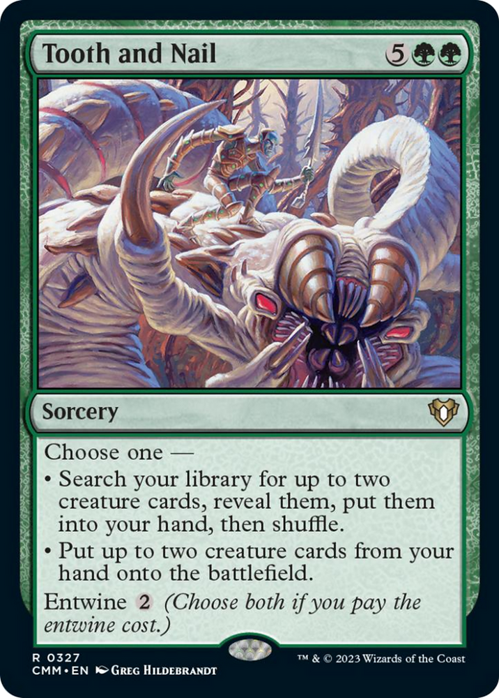 Magic | Tooth and Nail [Commander Masters] | The Nerd Merchant