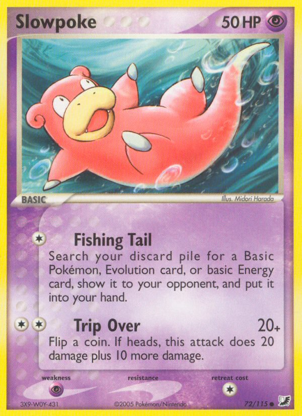 Pokemon | Slowpoke (72/115) [EX: Unseen Forces] | The Nerd Merchant