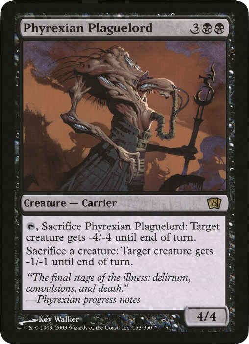 Magic | Phyrexian Plaguelord (Oversized) [Eighth Edition Box Topper] | The Nerd Merchant