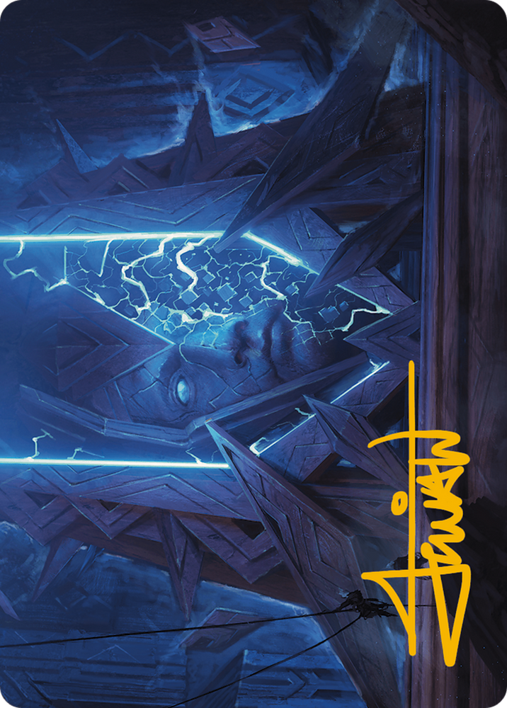Magic | Stone Idol Generator Art Card (Gold-Stamped Signature) [Modern Horizons 3 Art Series] | The Nerd Merchant