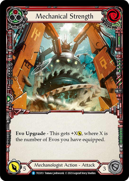 Flesh and Blood TCG | Mechanical Strength [TCC013] (Round the Table: TCC x LSS) | The Nerd Merchant