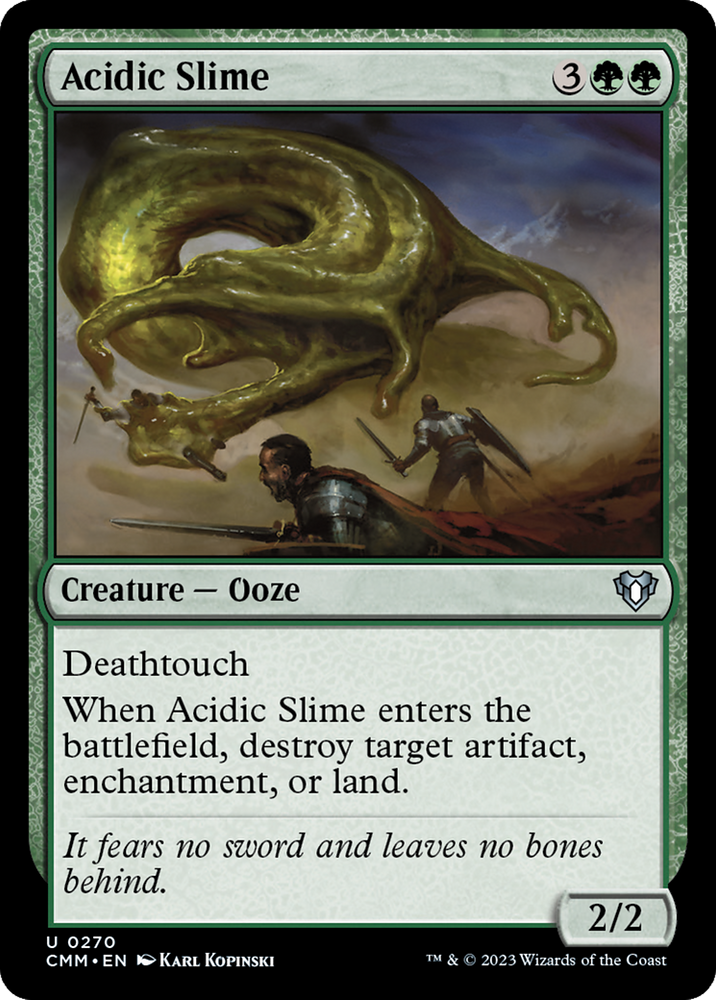 Magic | Acidic Slime [Commander Masters] | The Nerd Merchant