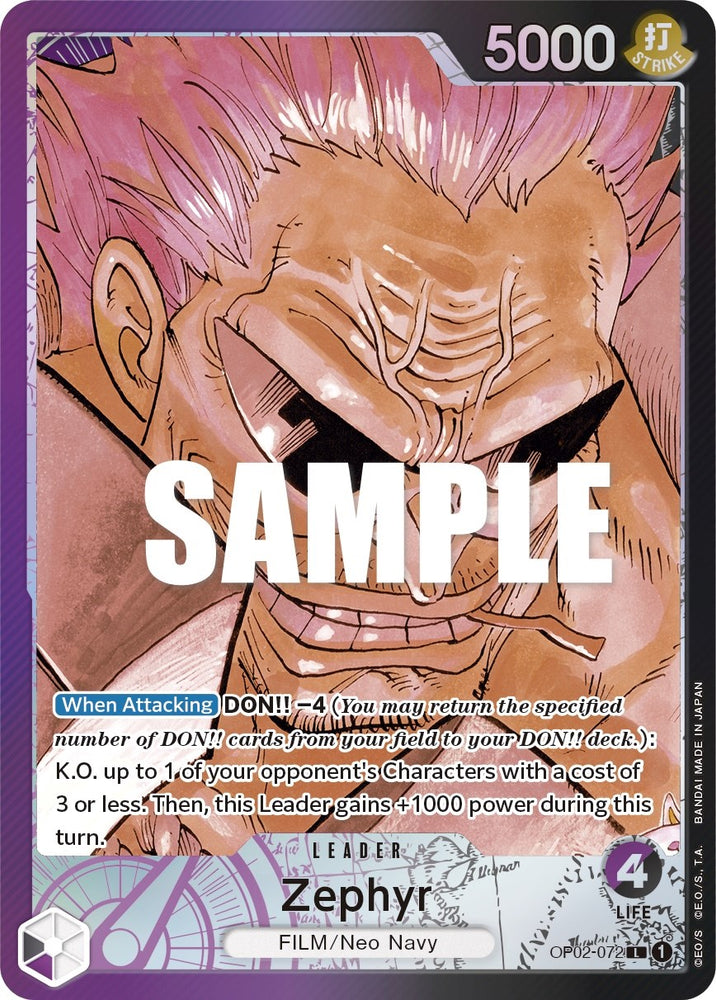 One Piece | Zephyr (Alternate Art) [Paramount War] | The Nerd Merchant