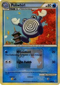 Pokemon | Poliwhirl (37/95) (State Championship Promo Staff) [HeartGold & SoulSilver: Unleashed] | The Nerd Merchant
