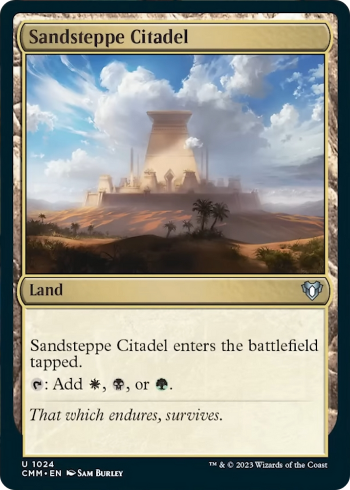 Magic | Sandsteppe Citadel [Commander Masters] | The Nerd Merchant