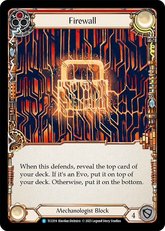 Flesh and Blood TCG | Firewall [TCC019] (Round the Table: TCC x LSS) | The Nerd Merchant