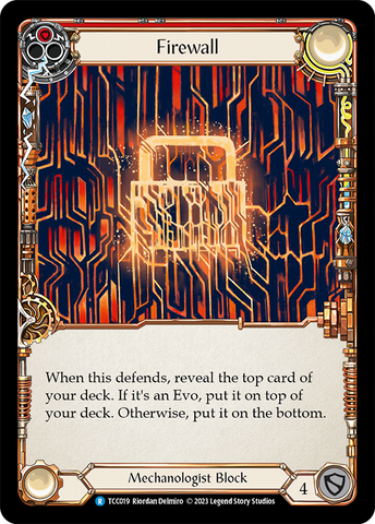 Flesh and Blood TCG | Firewall [TCC019] (Round the Table: TCC x LSS) | The Nerd Merchant