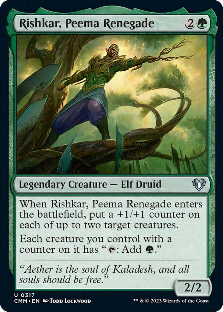 Magic | Rishkar, Peema Renegade [Commander Masters] | The Nerd Merchant