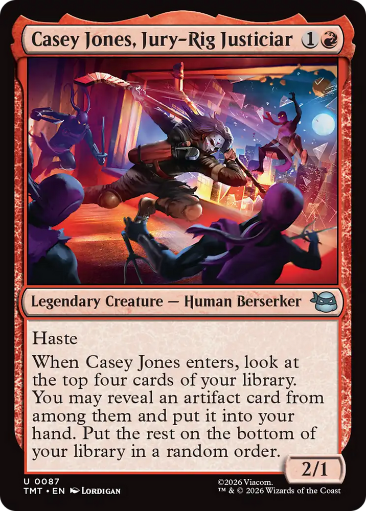Magic | Casey Jones, Jury-Rig Justiciar [Teenage Mutant Ninja Turtles] | The Nerd Merchant