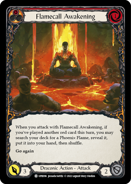 Flesh and Blood TCG | Flamecall Awakening [UPR096] (Uprising) | The Nerd Merchant
