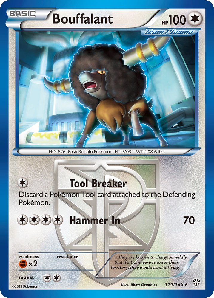 Pokemon | Bouffalant (114/135) [Black & White: Plasma Storm] | The Nerd Merchant