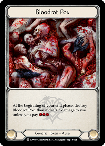 Flesh and Blood TCG | Bloodrot Pox [UZU028] (Outsiders Uzuri Blitz Deck) | The Nerd Merchant