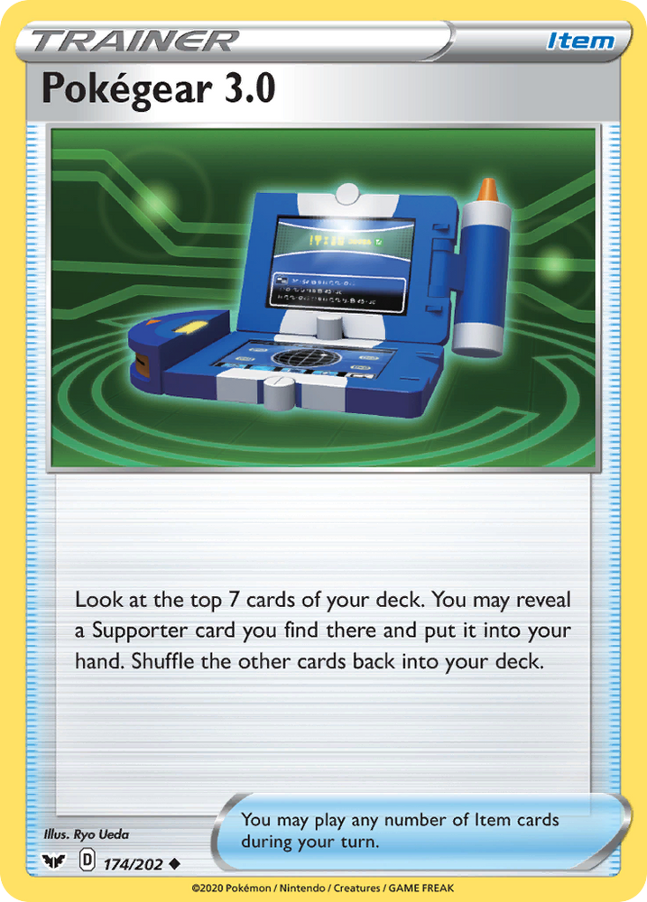 Pokemon | Pokegear 3.0 (174/202) [Sword & Shield: Base Set] | The Nerd Merchant