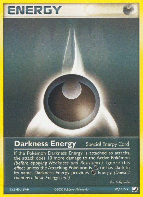 Pokemon | Darkness Energy (96/115) [EX: Unseen Forces] | The Nerd Merchant