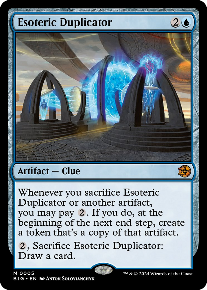Magic | Esoteric Duplicator [Outlaws of Thunder Junction: The Big Score] | The Nerd Merchant