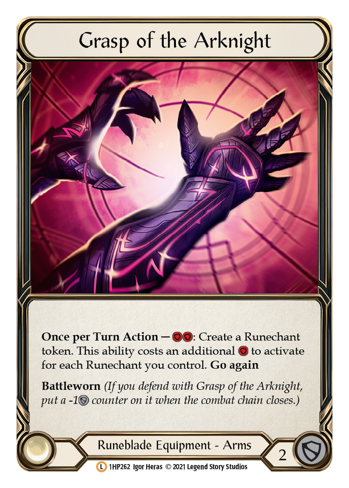 Flesh and Blood TCG | Grasp of the Arknight [1HP262] (History Pack 1) | The Nerd Merchant