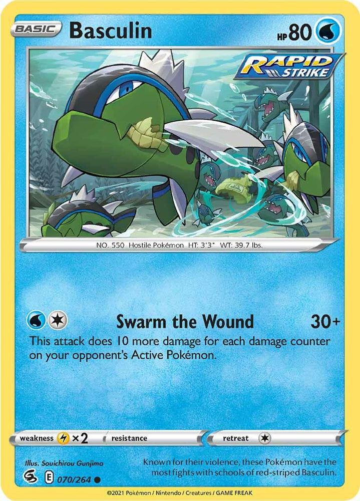 Pokemon | Basculin (070/264) [Sword & Shield: Fusion Strike] | The Nerd Merchant