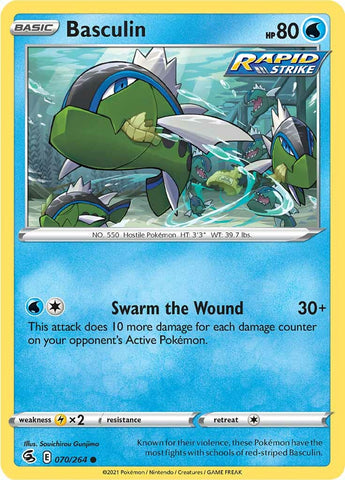 Pokemon | Basculin (070/264) [Sword & Shield: Fusion Strike] | The Nerd Merchant