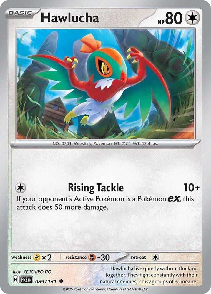 Pokemon | Hawlucha (089/131) [Scarlet & Violet: Prismatic Evolutions] | The Nerd Merchant