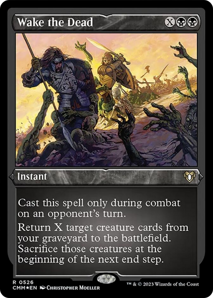 Magic | Wake the Dead (Foil Etched) [Commander Masters] | The Nerd Merchant