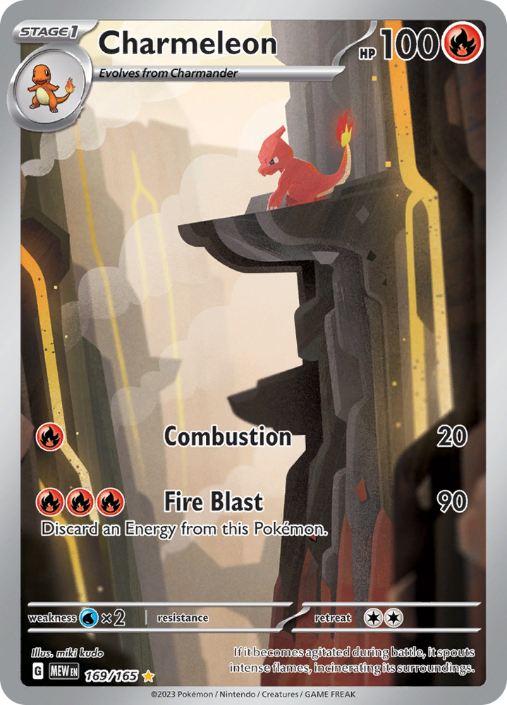 Pokemon | Charmeleon (169/165) [Scarlet & Violet 151] | The Nerd Merchant