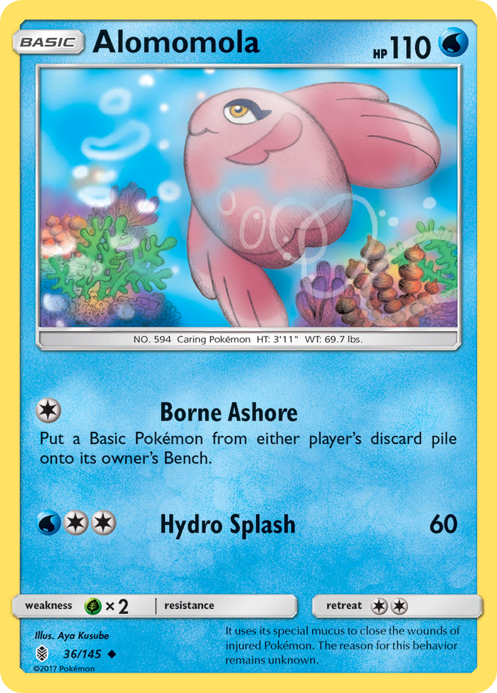 Pokemon | Alomomola (36/145) [Sun & Moon: Guardians Rising] | The Nerd Merchant