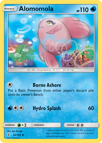 Pokemon | Alomomola (36/145) [Sun & Moon: Guardians Rising] | The Nerd Merchant