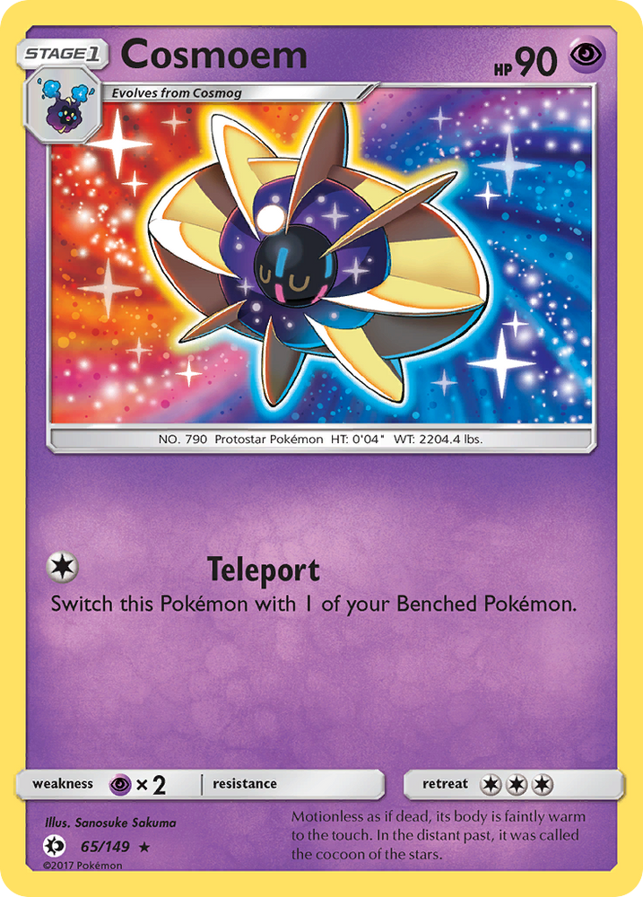 Pokemon | Cosmoem (65/149) [Sun & Moon: Base Set] | The Nerd Merchant