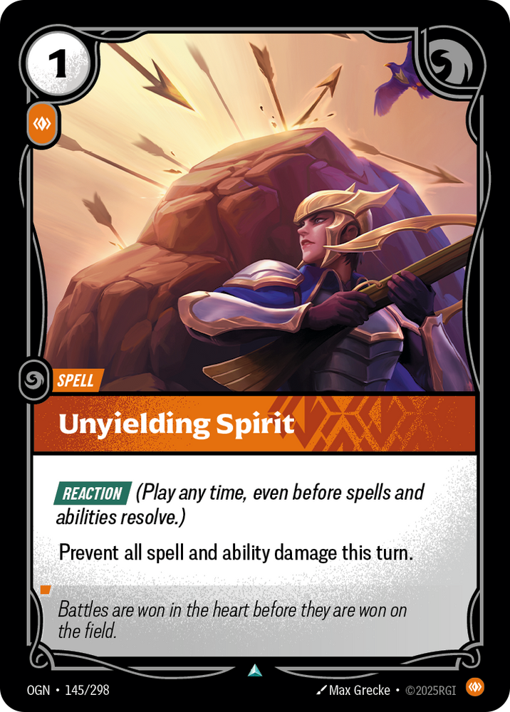 Unyielding Spirit - Origins #145