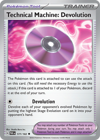 Pokemon | Technical Machine: Devolution (177/182) [Scarlet & Violet: Paradox Rift] | The Nerd Merchant