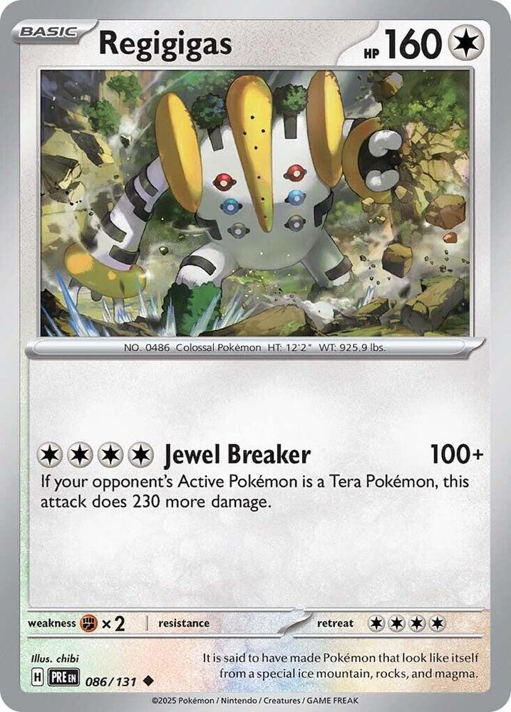 Pokemon | Regigigas (086/131) [Scarlet & Violet: Prismatic Evolutions] | The Nerd Merchant