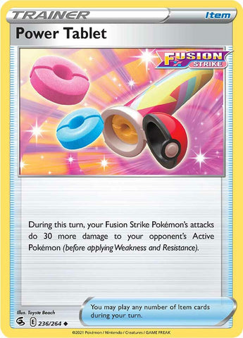 Pokemon | Power Tablet (236/264) [Sword & Shield: Fusion Strike] | The Nerd Merchant