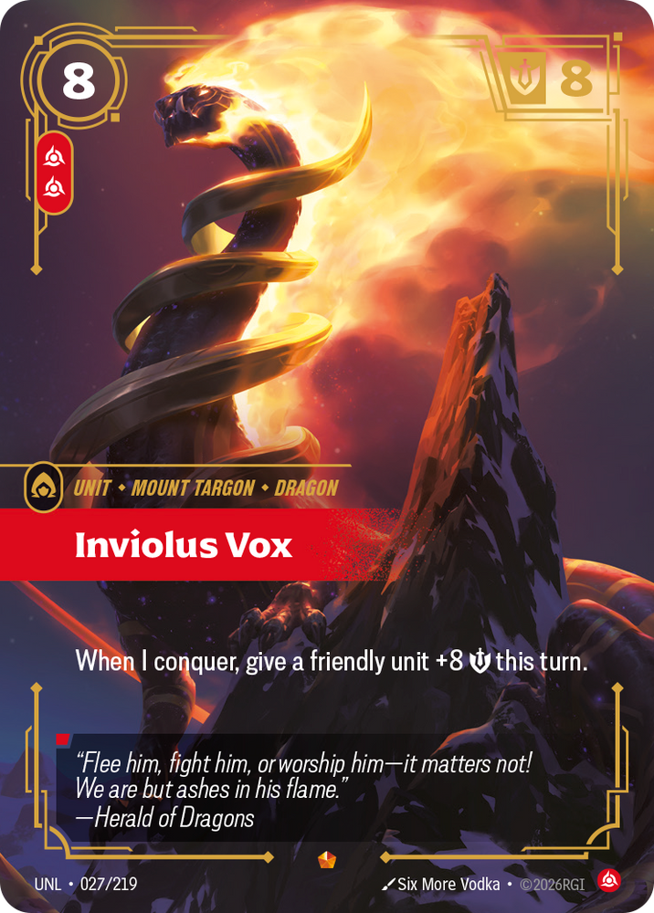 Inviolus Vox (Foil) - Unleashed (027/219)