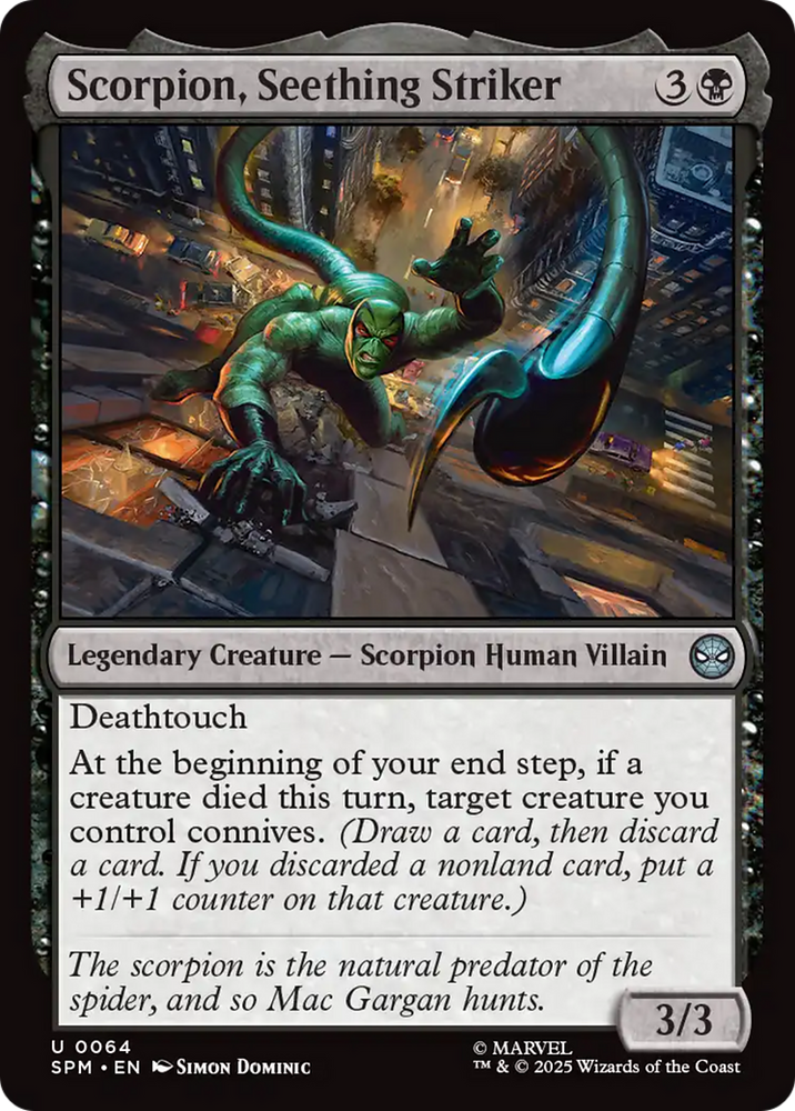 Magic | Scorpion, Seething Striker [Marvel's Spider-Man] | The Nerd Merchant