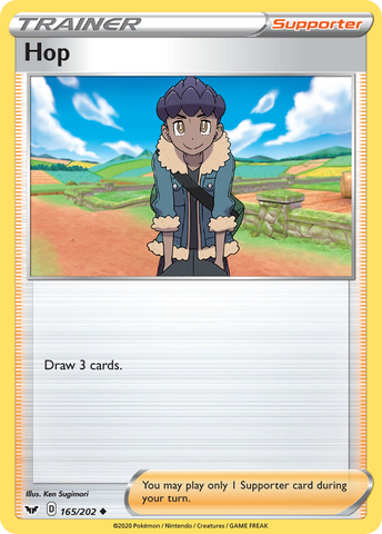 Pokemon | Hop (165/202) [Sword & Shield: Base Set] | The Nerd Merchant