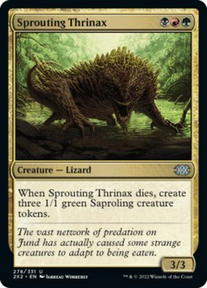 Magic | Sprouting Thrinax [Double Masters 2022] | The Nerd Merchant