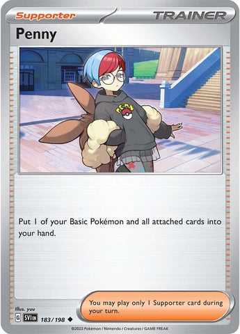 Pokemon | Penny (183/198) [Scarlet & Violet: Base Set] | The Nerd Merchant