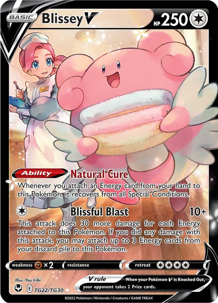 Pokemon | Blissey V (TG22/TG30) [Sword & Shield: Silver Tempest] | The Nerd Merchant
