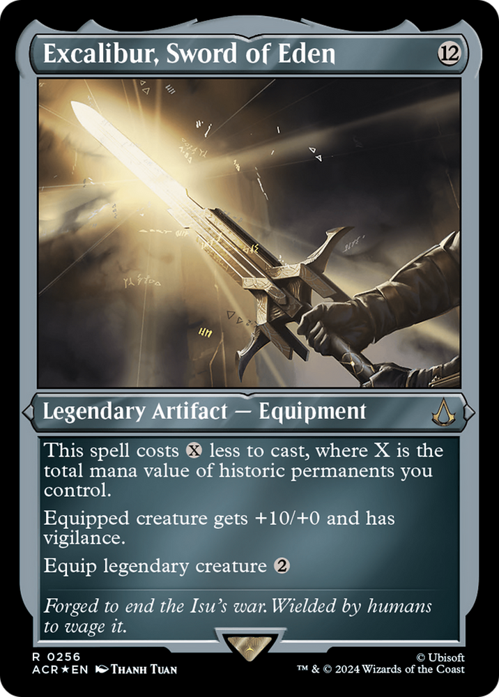 Magic | Excalibur, Sword of Eden (Foil Etched) [Assassin's Creed] | The Nerd Merchant