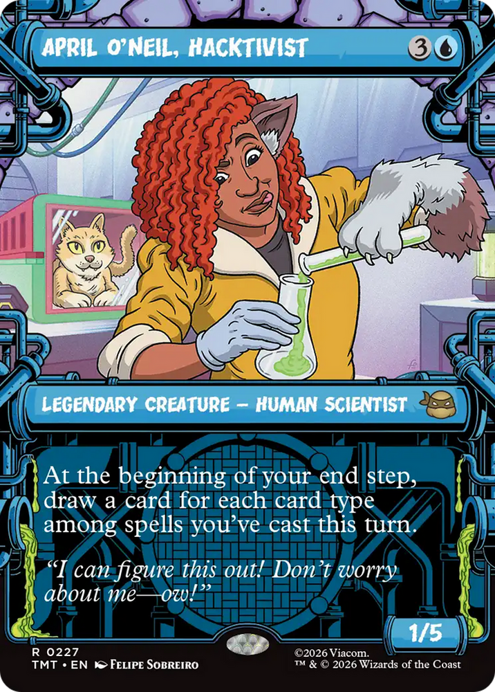 Magic | April O'Neil, Hacktivist (0227) (Showcase) [Teenage Mutant Ninja Turtles] | The Nerd Merchant