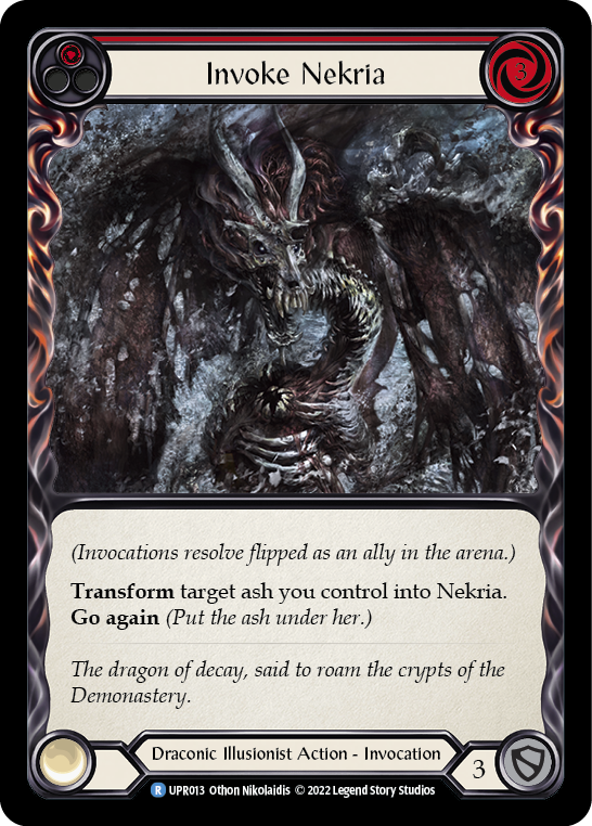 Flesh and Blood TCG | Invoke Nekria // Nekria [UPR013] (Uprising) | The Nerd Merchant