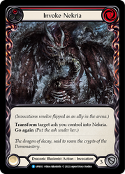Flesh and Blood TCG | Invoke Nekria // Nekria [UPR013] (Uprising) | The Nerd Merchant