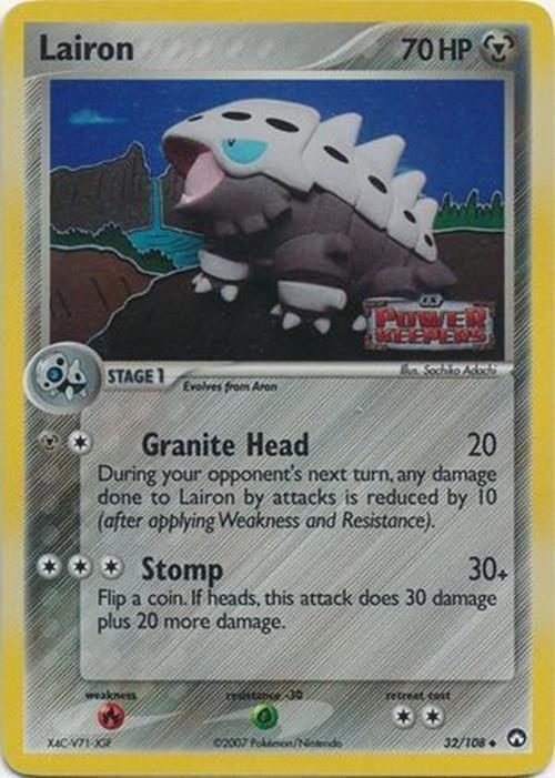 Pokemon | Lairon (32/108) (Stamped) [EX: Power Keepers] | The Nerd Merchant
