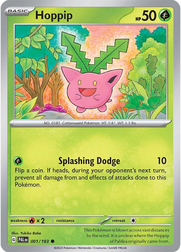 Pokemon | Hoppip (001/193) [Scarlet & Violet: Paldea Evolved] | The Nerd Merchant