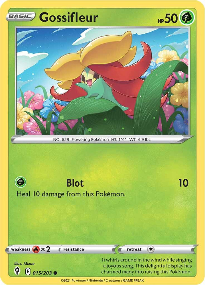 Pokemon | Gossifleur (015/203) [Sword & Shield: Evolving Skies] | The Nerd Merchant