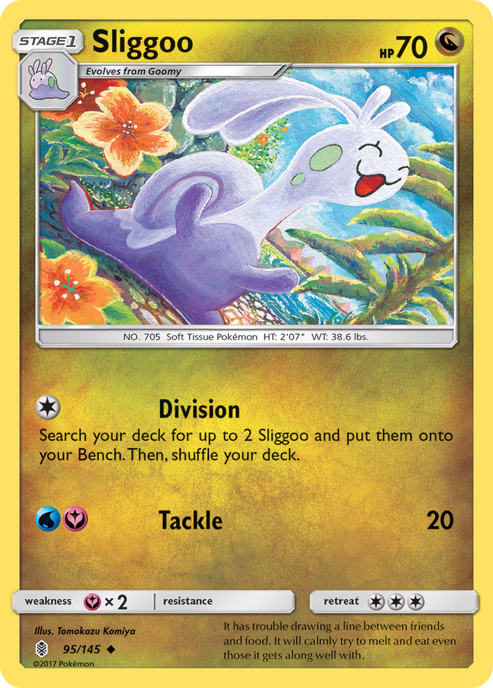 Pokemon | Sliggoo (95/145) [Sun & Moon: Guardians Rising] | The Nerd Merchant